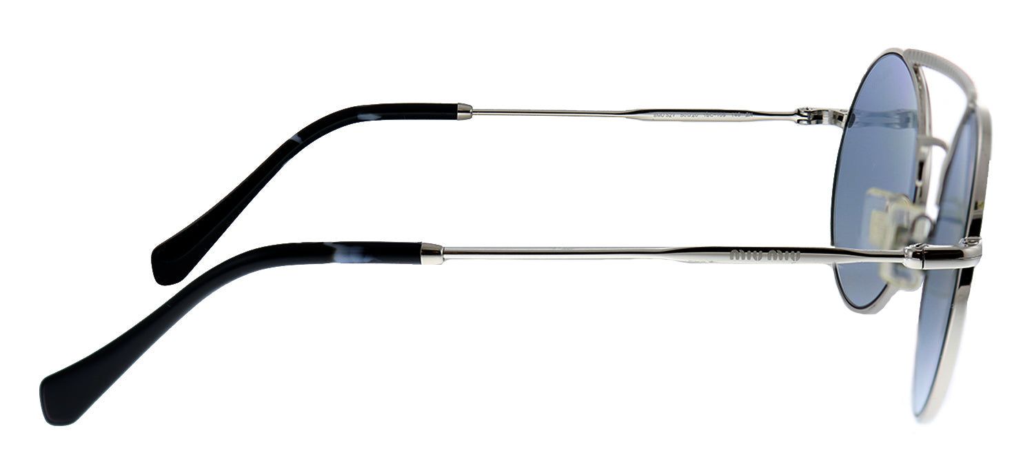 Miu Miu CORE COLLECTION MU 52VS 1BC169 Round Metal Silver Sunglasses with Blue Gradient Lens sold by Gaffos product image thumbnail 3