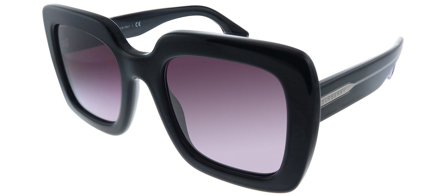 Burberry BE 4284 37588H Square Plastic Black Sunglasses with Purple Gradient Lens sold by Gaffos product image thumbnail 2