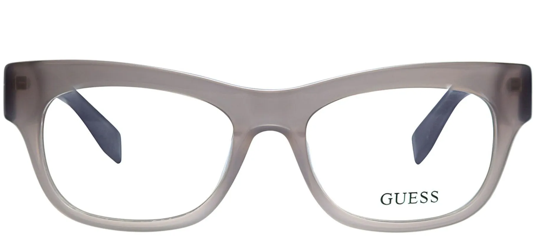 Guess GU 2575 078 Cat-Eye Plastic Grey Eyeglasses with Demo Lens made by Gaffos
