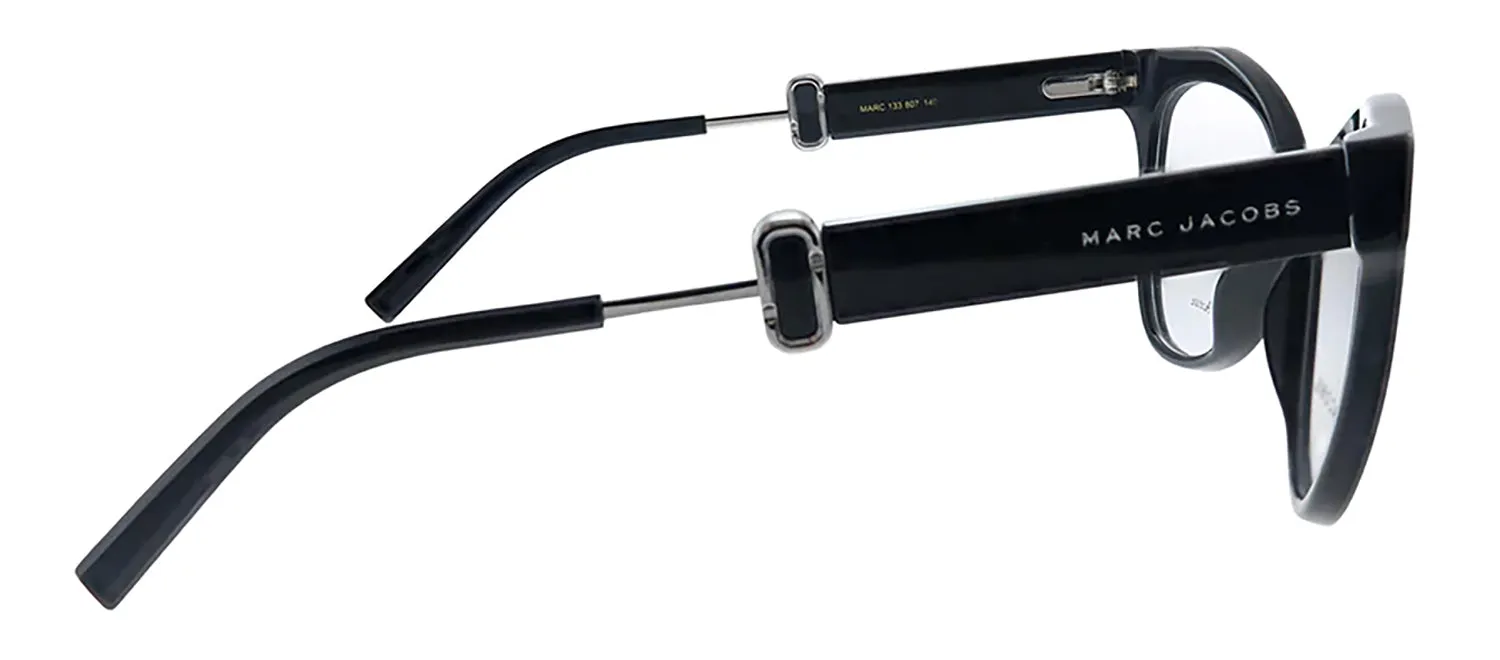 Marc Jacobs Marc 133 807 Cat-Eye Plastic Black Eyeglasses with Logo Stamped Demo Lenses sold by Gaffos product image thumbnail 3
