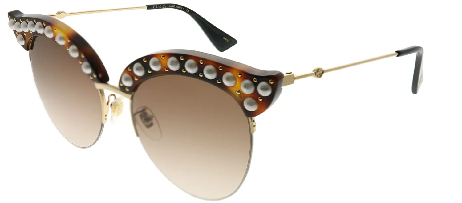 Gucci GG 0212S 002 Fashion Acetate Tortoise/ Havana Sunglasses with Brown Gradient Lens sold by Gaffos product image thumbnail 2