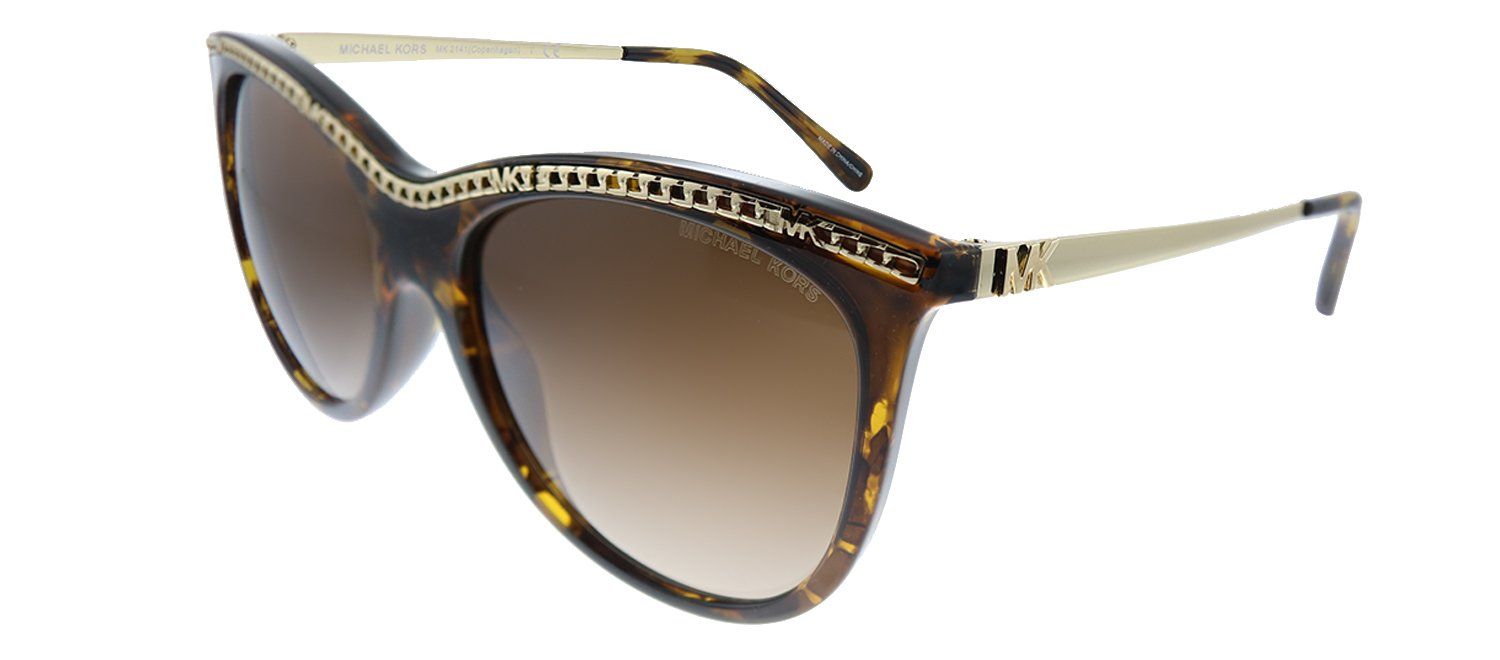 Michael Kors Copenhagen MK 2141 300613 Round Plastic Havana Sunglasses with Brown Gradient Lens sold by Gaffos product image thumbnail 2