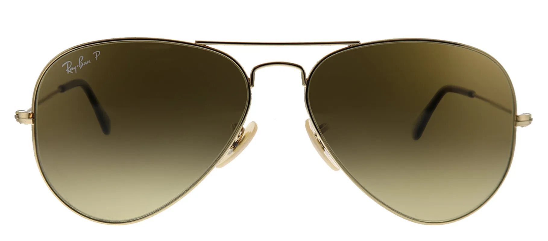 Ray-Ban RB 3025 001/M2 Aviator Metal Gold Sunglasses with Brown Gradient Lens sold by Gaffos