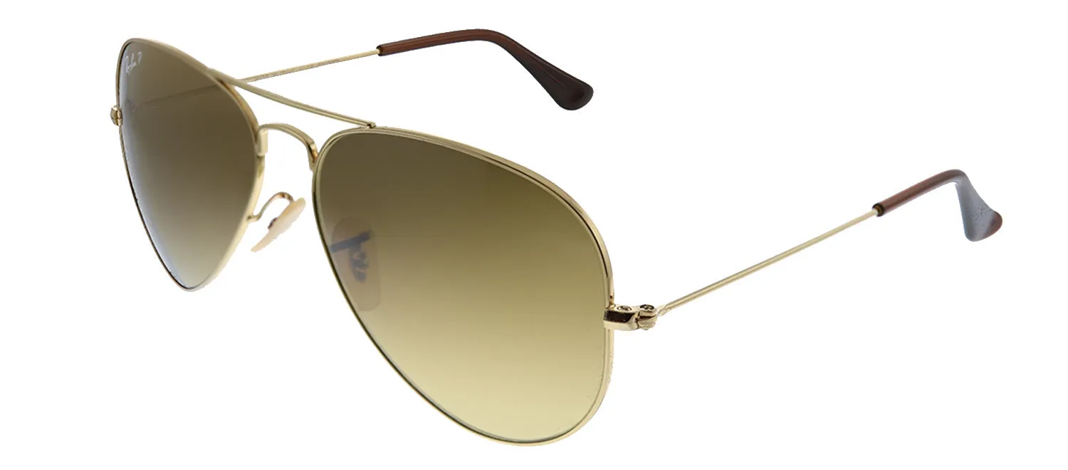 Ray-Ban RB 3025 001/M2 Aviator Metal Gold Sunglasses with Brown Gradient Lens sold by Gaffos product image thumbnail 2