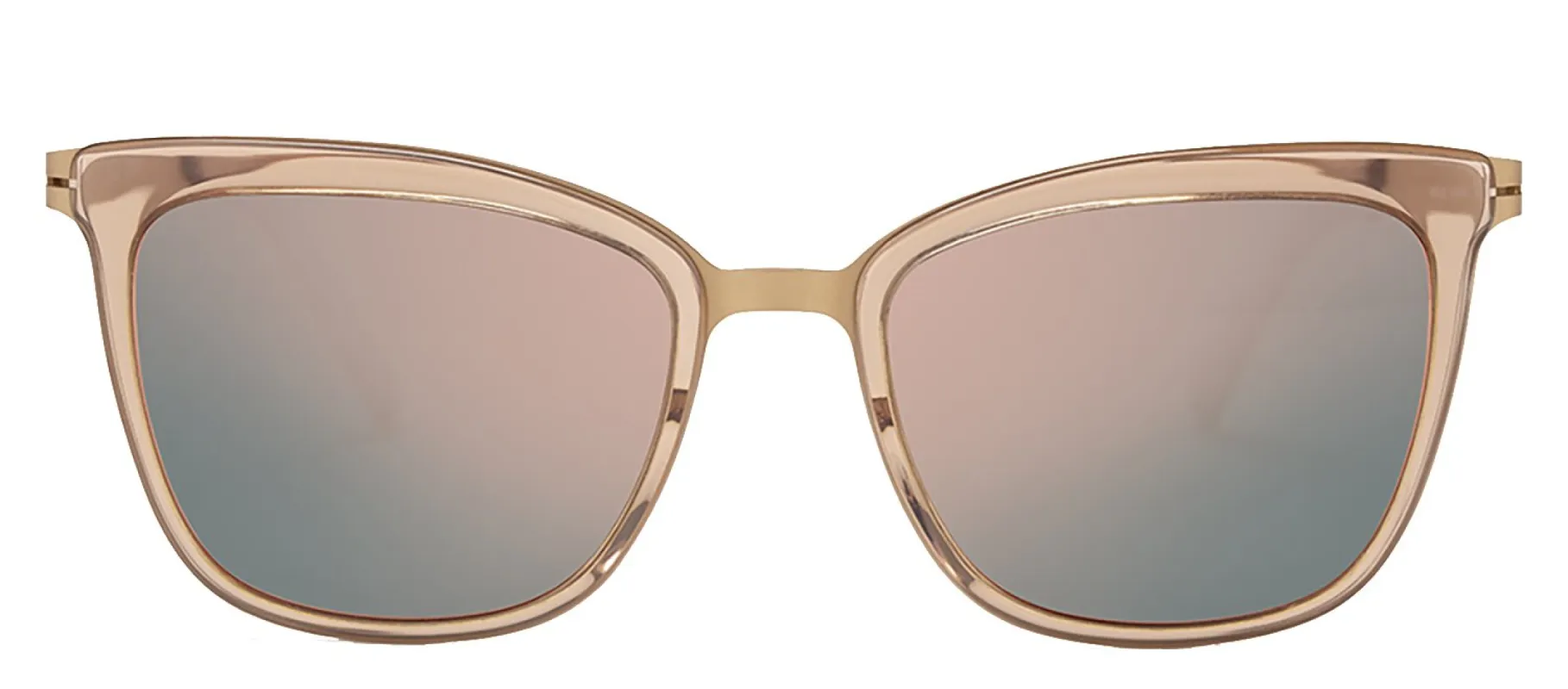 Modo MODO 450 NUDE Cat-Eye Plastic Pink Sunglasses with Pink Gradient Lens made by Gaffos