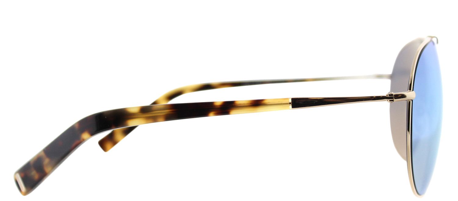 Tom Ford TF 374 28X Aviator Metal Gold Sunglasses with Blue Mirror Lens sold by Gaffos product image thumbnail 3