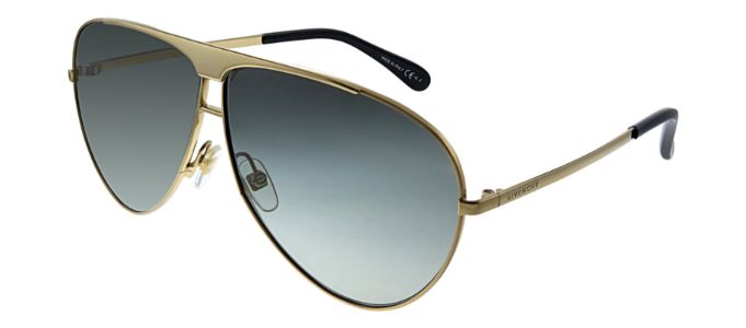 Givenchy GV 7128 J5G 9O Aviator Metal Gold Sunglasses with Grey Gradient Lens sold by Gaffos