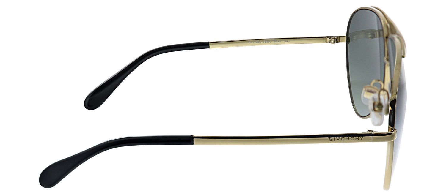Givenchy GV 7128 J5G 9O Aviator Metal Gold Sunglasses with Grey Gradient Lens sold by Gaffos product image thumbnail 3