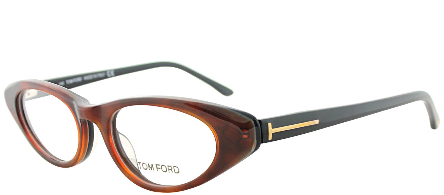 Tom Ford FT 5120 056 Cat-Eye Plastic Tortoise/ Havana Eyeglasses with Demo Lens sold by Gaffos product image thumbnail 2