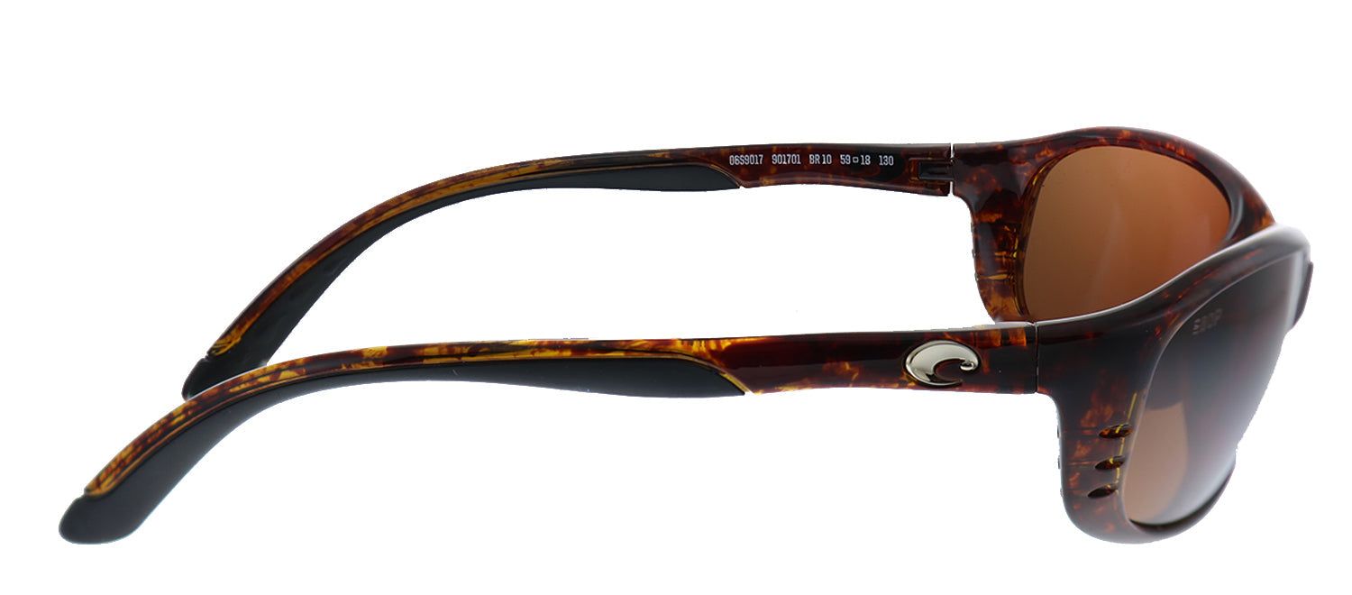 Costa Del Mar BRINE 9017 901701 Oval Plastic Tortoise Sunglasses with Brown Polarized Lens sold by Gaffos product image thumbnail 3