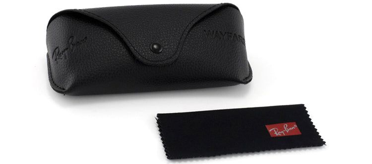 Ray-Ban RX 7031 5400 Rectangle Plastic Blue Eyeglasses with Demo Lens sold by Gaffos product image thumbnail 4