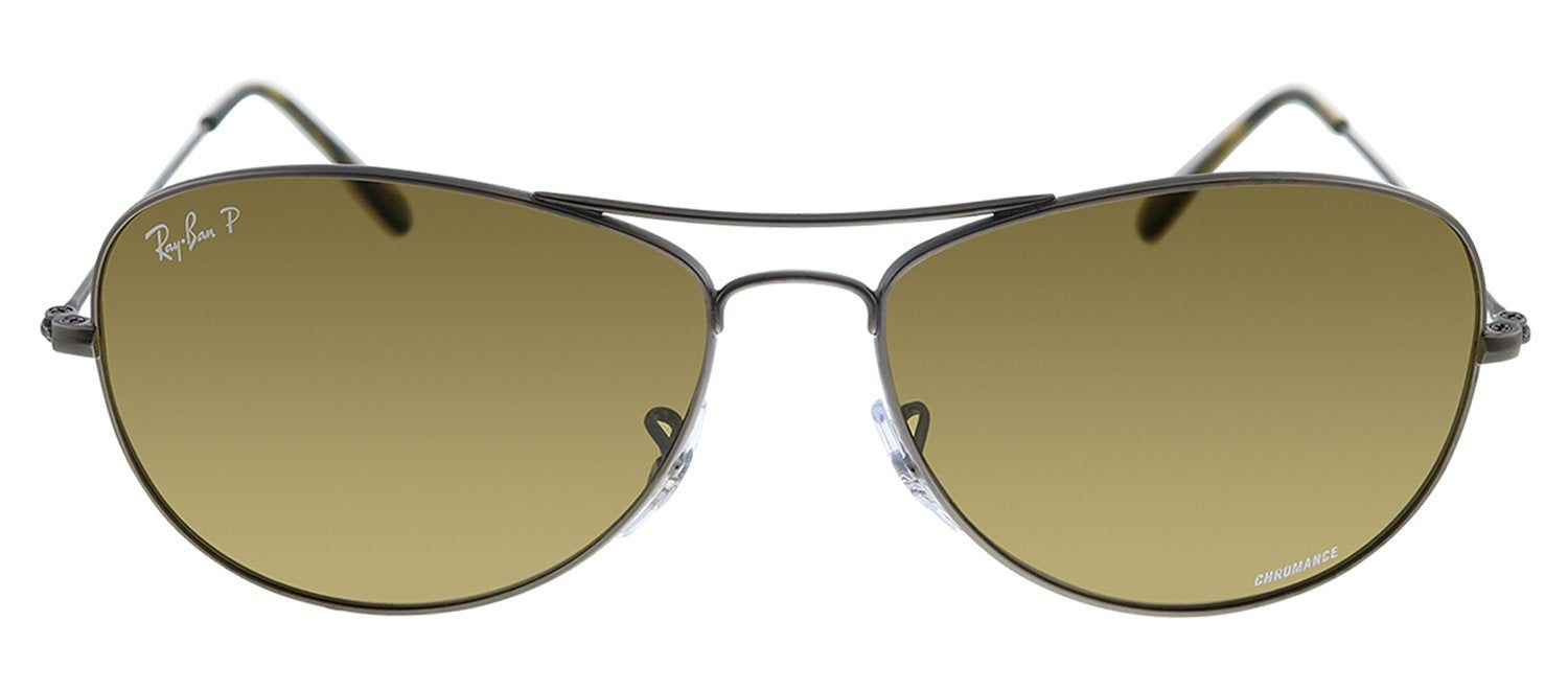 Ray-Ban RB 3562 029/BB Pilot Metal Gunmetal Sunglasses with Brown Polarized Lens sold by Gaffos