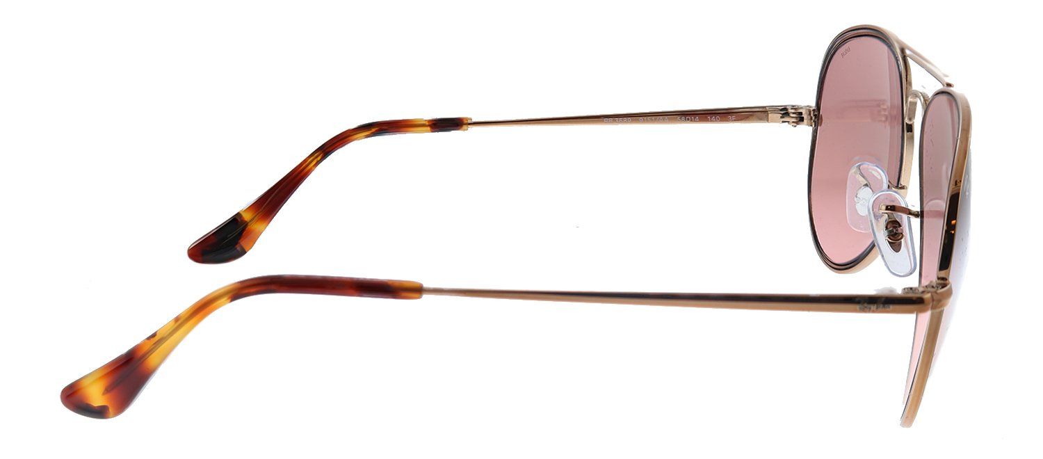 Ray-Ban RB 3689 9151AA Aviator Metal Bronze Sunglasses with Red Gradient Lens sold by Gaffos product image thumbnail 3