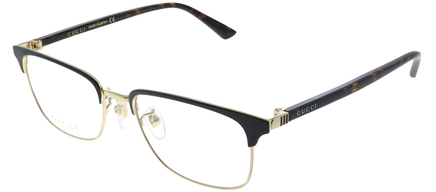 Gucci GG 0131O 002 Rectangle Metal Brown Eyeglasses with Demo Lens sold by Gaffos product image thumbnail 2