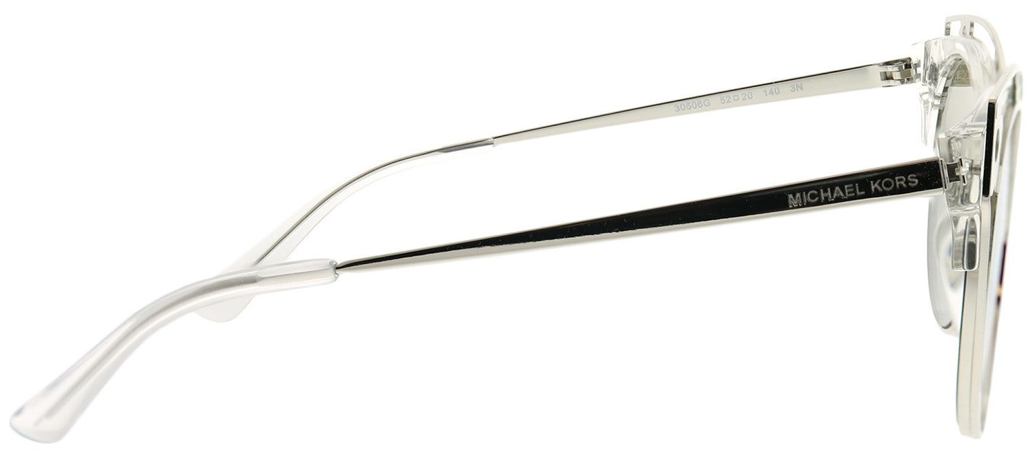 Michael Kors MK 1038 30506G Cat-Eye Metal Silver Sunglasses with Silver Mirror Lens sold by Gaffos product image thumbnail 3