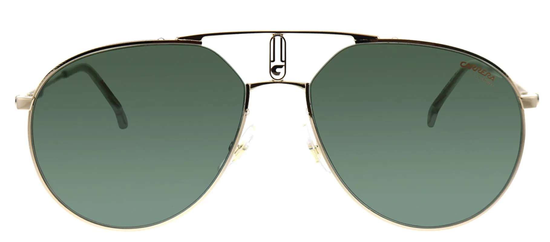 Carrera CA Carrera1025/S PEF QT Pilot Metal Gold Sunglasses with Green Lens sold by Gaffos