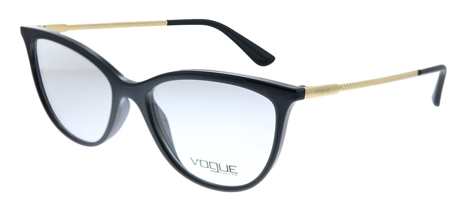 Vogue Eyewear VO 5239 W44 Cat-Eye Plastic Black Eyeglasses with Demo Lens sold by Gaffos product image thumbnail 2