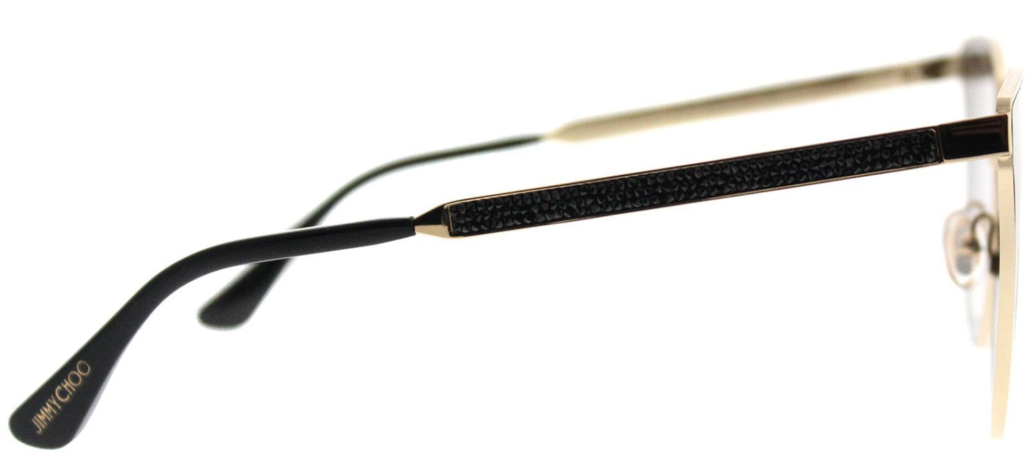 Jimmy Choo JC Lory 2M2 Cat-Eye Metal Gold Sunglasses with Gold Mirror Gradient Lens sold by Gaffos product image thumbnail 3