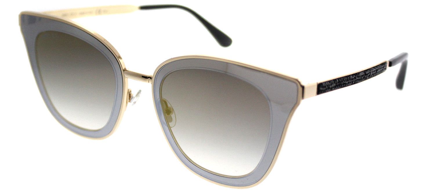 Jimmy Choo JC Lory 2M2 Cat-Eye Metal Gold Sunglasses with Gold Mirror Gradient Lens sold by Gaffos product image thumbnail 2