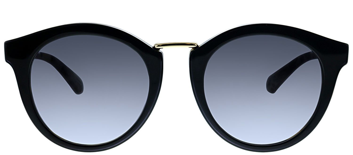 Kate Spade KS Joylyn WR7 Oval Plastic Black Sunglasses with Grey Gradient Lens sold by Gaffos