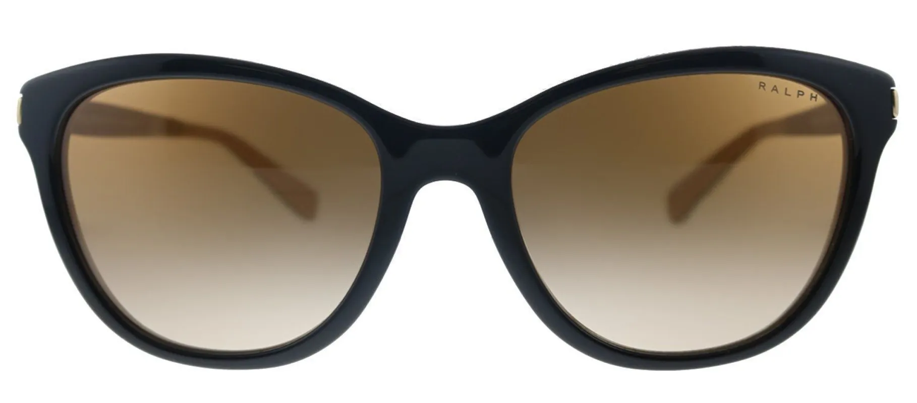 Ralph by Ralph Lauren RA 5201 109013 Cat-Eye Plastic Black Sunglasses with Brown Gradient Lens sold by Gaffos