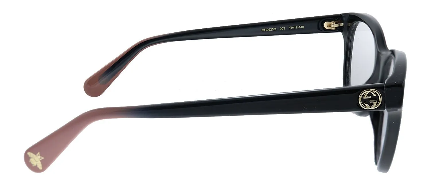 Gucci GG 0923O 003 Square Acetate Black Eyeglasses with Demo Lens sold by Gaffos product image thumbnail 3