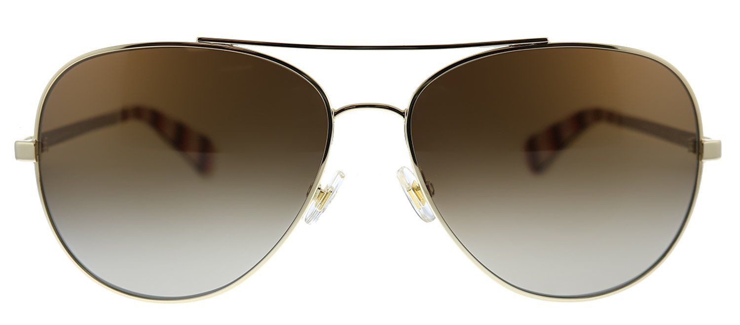 Kate Spade KS AVALINE2/S 013 LA Aviator Metal Gold Sunglasses with Brown Gradient Polarized Lens sold by Gaffos