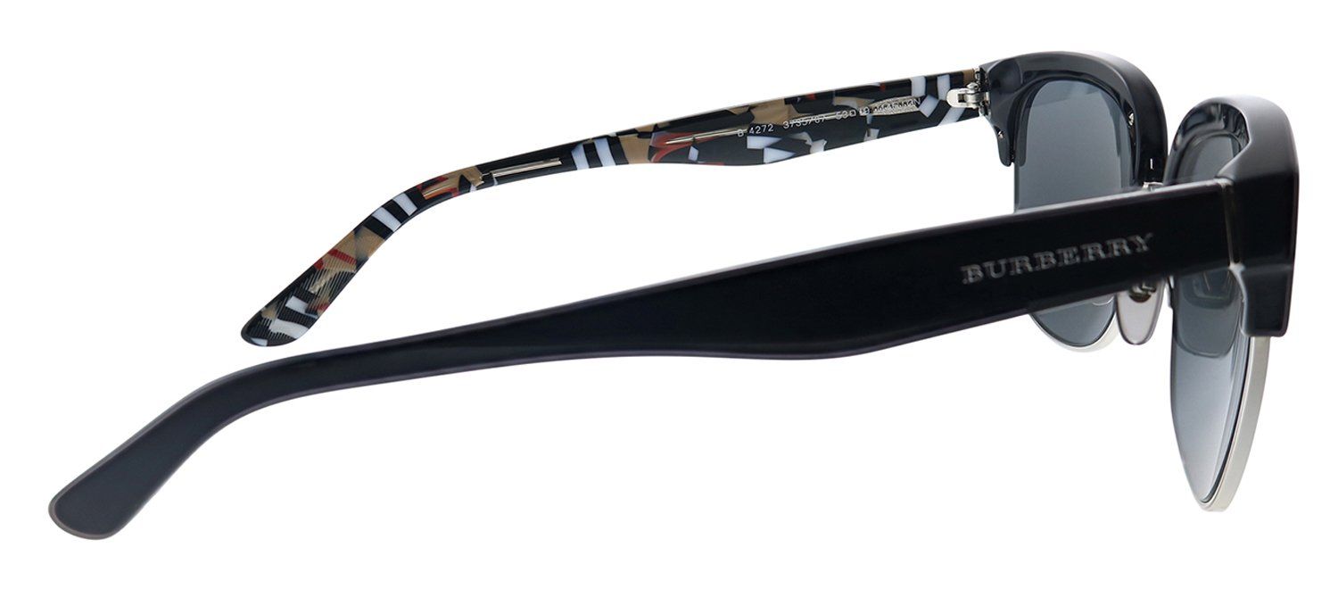 Burberry BE 4272 373587 Square Metal Black Sunglasses with Grey Lens sold by Gaffos product image thumbnail 3