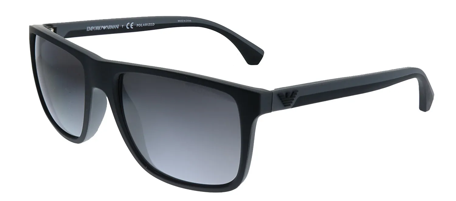 Emporio Armani EA 4033 5229T3 Square Plastic Black Sunglasses with Grey Polarized Lens sold by Gaffos product image thumbnail 2