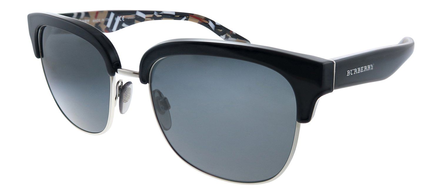 Burberry BE 4272 373587 Square Metal Black Sunglasses with Grey Lens sold by Gaffos product image thumbnail 2