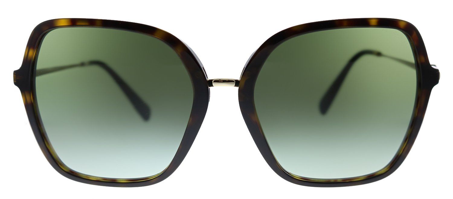 Valentino VA 4077 50028E Square Plastic Havana Sunglasses with Green Gradient Lens sold by Gaffos