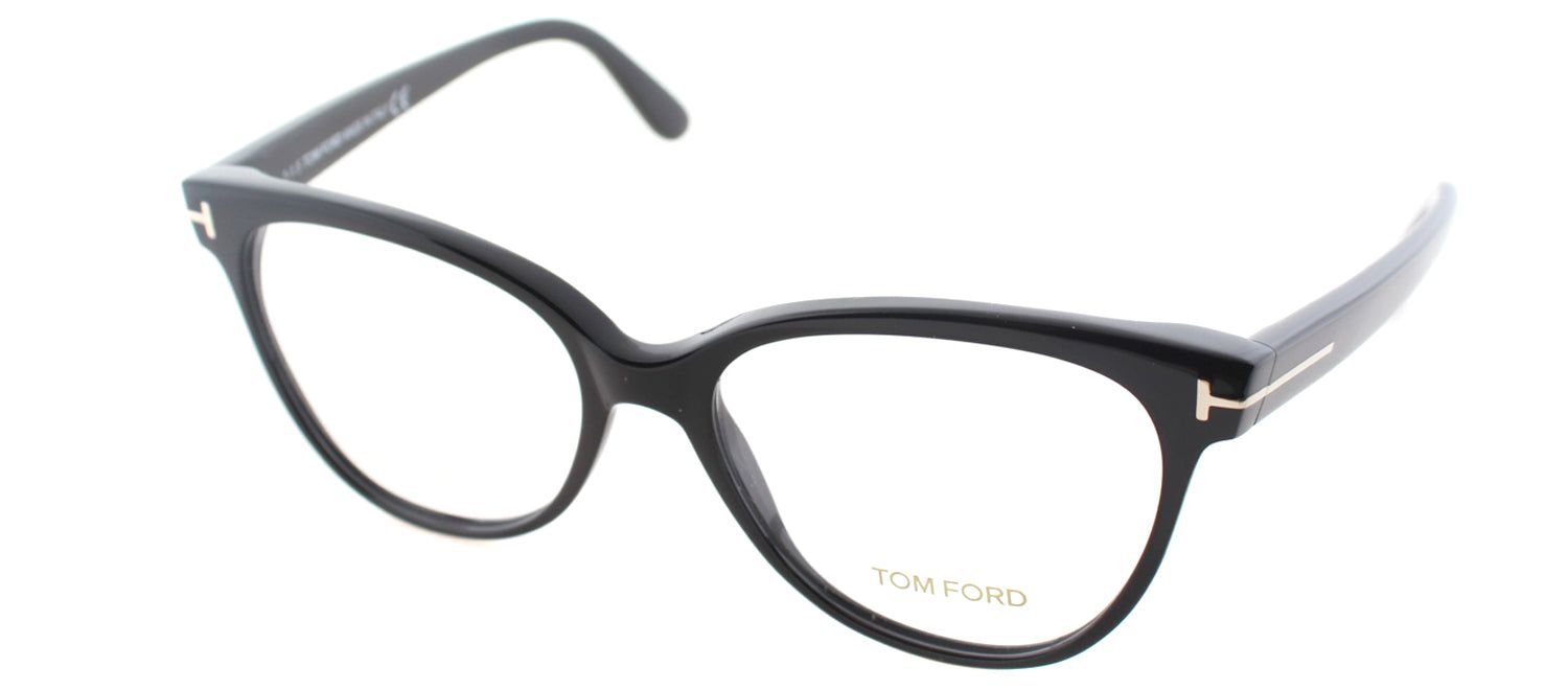 Tom Ford FT 5291 001 Cat-Eye Plastic Black Eyeglasses with Demo Lens sold by Gaffos product image thumbnail 2