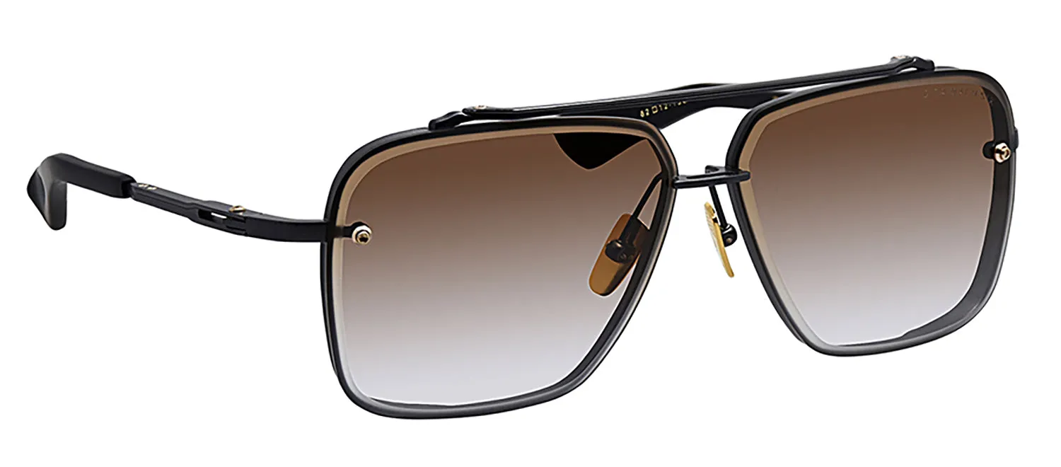 Dita Match-Six DT DTS121-62-03 Aviator Metal Black Sunglasses with Brown Lens sold by Gaffos product image thumbnail 2