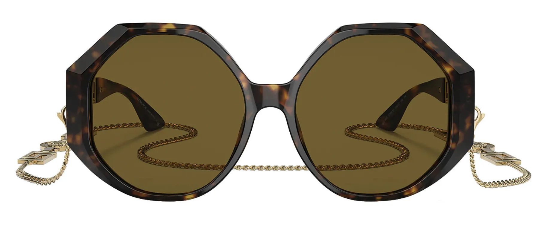 Versace VE 4395 534673 Square Plastic Havana Sunglasses with Brown Lens sold by Gaffos