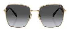 Prada PR 64ZS ZVN5W1 Square Metal Gold Sunglasses with Grey Gradient Lens sold by Gaffos