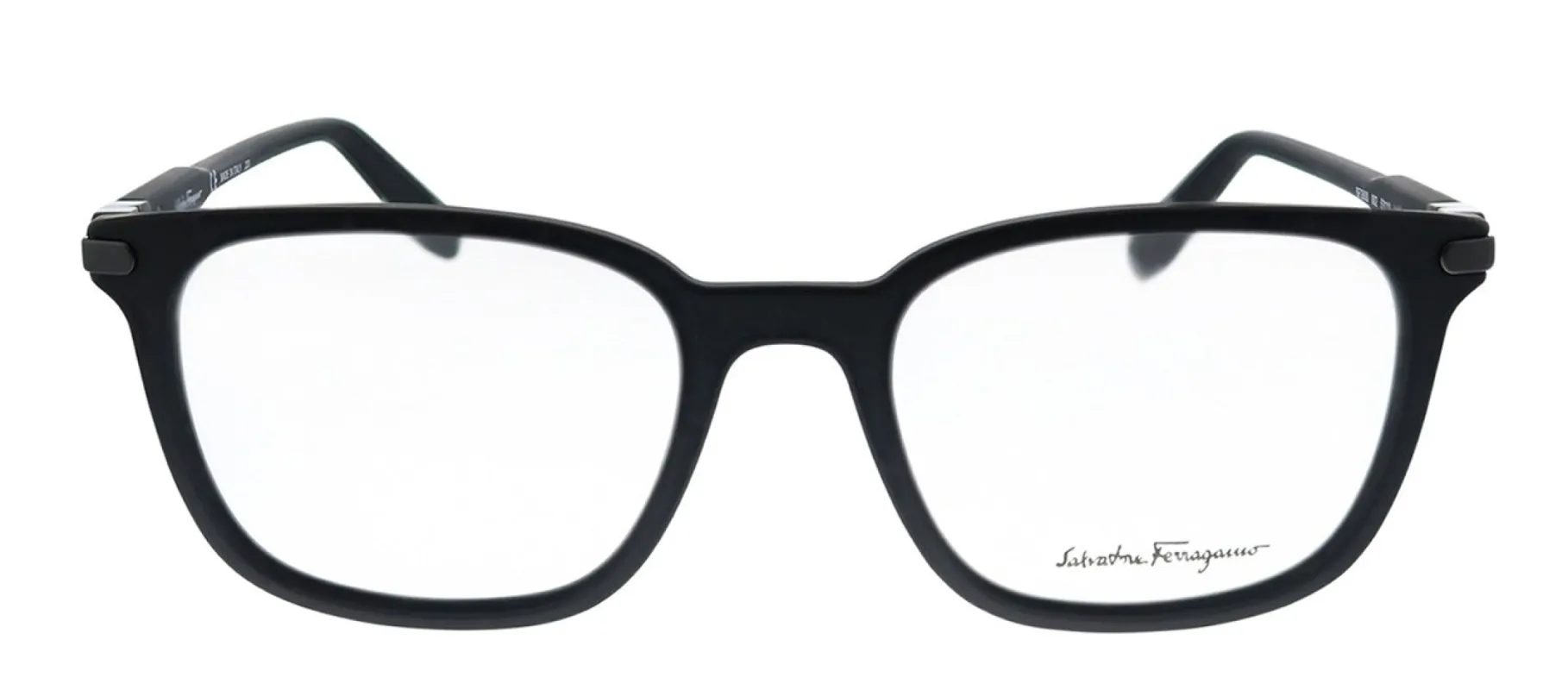 Salvatore Ferragamo SF 2800 002 Square Plastic Black Eyeglasses with Demo Lens sold by Gaffos