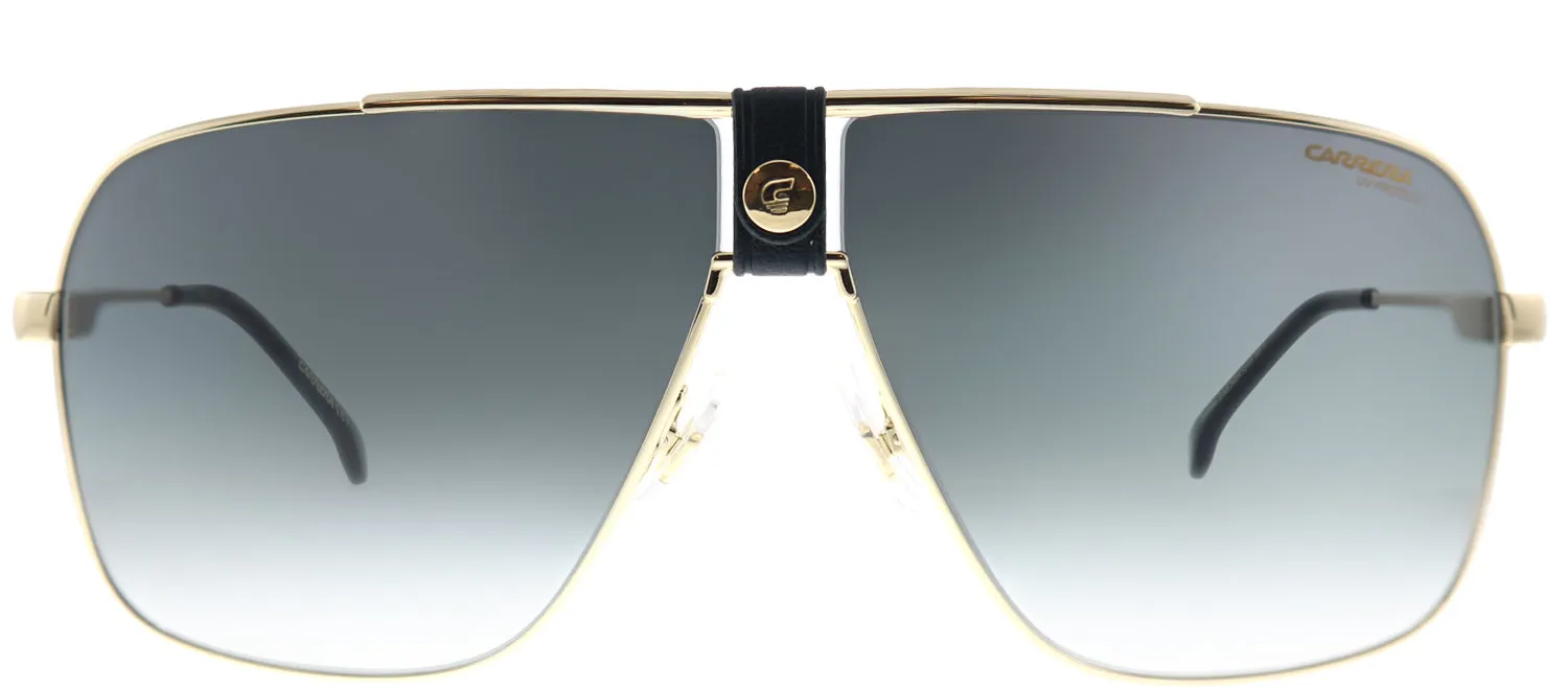 Carrera CA Carrera1018 2M2 Aviator Metal Gold Sunglasses with Green Gradient Lens sold by Gaffos
