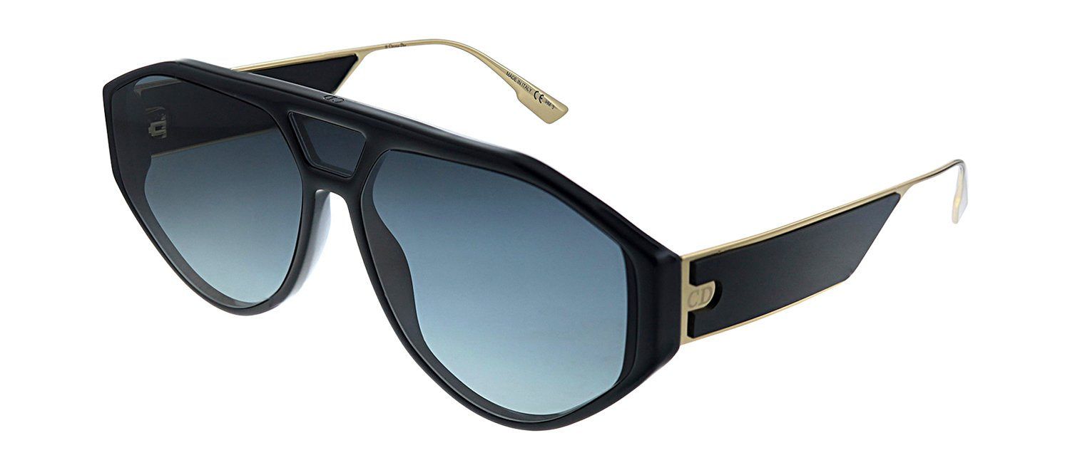 Dior CD DiorClan1 807 Aviator Plastic Black Sunglasses with Grey Lens sold by Gaffos product image thumbnail 2