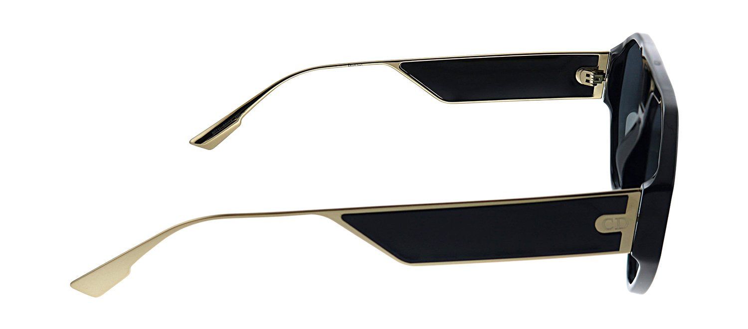 Dior CD DiorClan1 807 Aviator Plastic Black Sunglasses with Grey Lens sold by Gaffos product image thumbnail 3