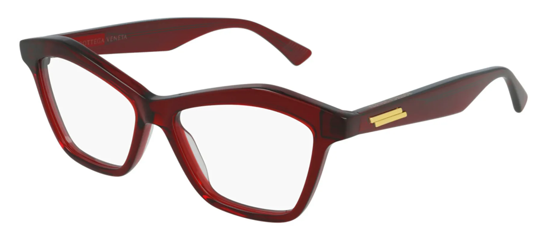 Bottega Veneta BV 1096O 003 Cat-Eye Acetate Red Eyeglasses with Demo Lens sold by Gaffos