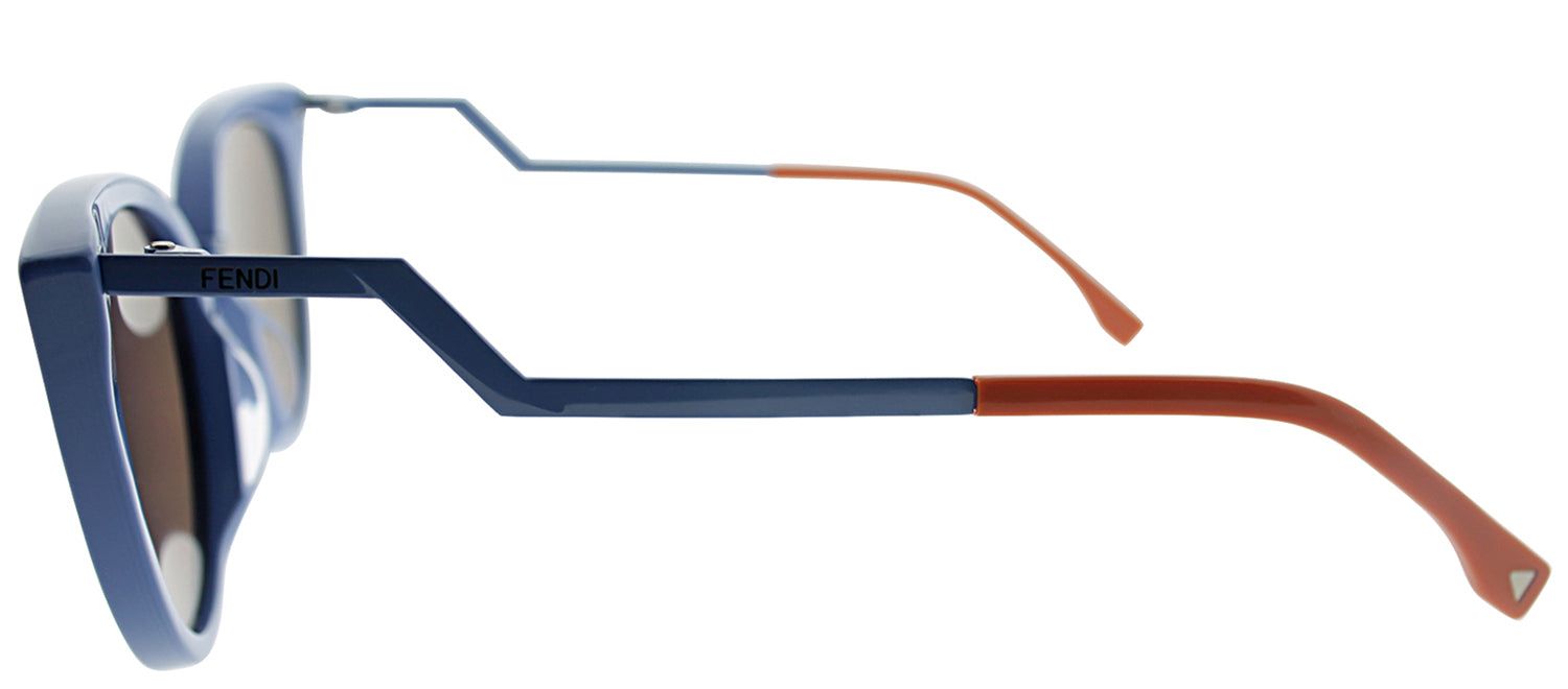 Fendi FF 0118S ICH 62 Cat-Eye Plastic Blue Sunglasses with Brown Lens sold by Gaffos product image thumbnail 3