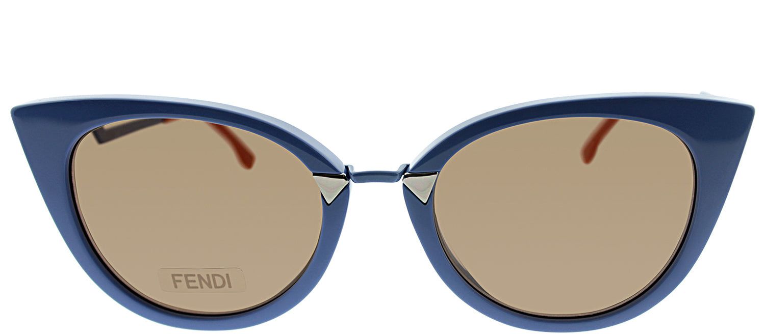 Fendi FF 0118S ICH 62 Cat-Eye Plastic Blue Sunglasses with Brown Lens sold by Gaffos