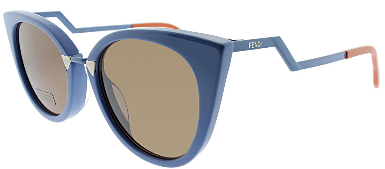 Fendi FF 0118S ICH 62 Cat-Eye Plastic Blue Sunglasses with Brown Lens sold by Gaffos product image thumbnail 2