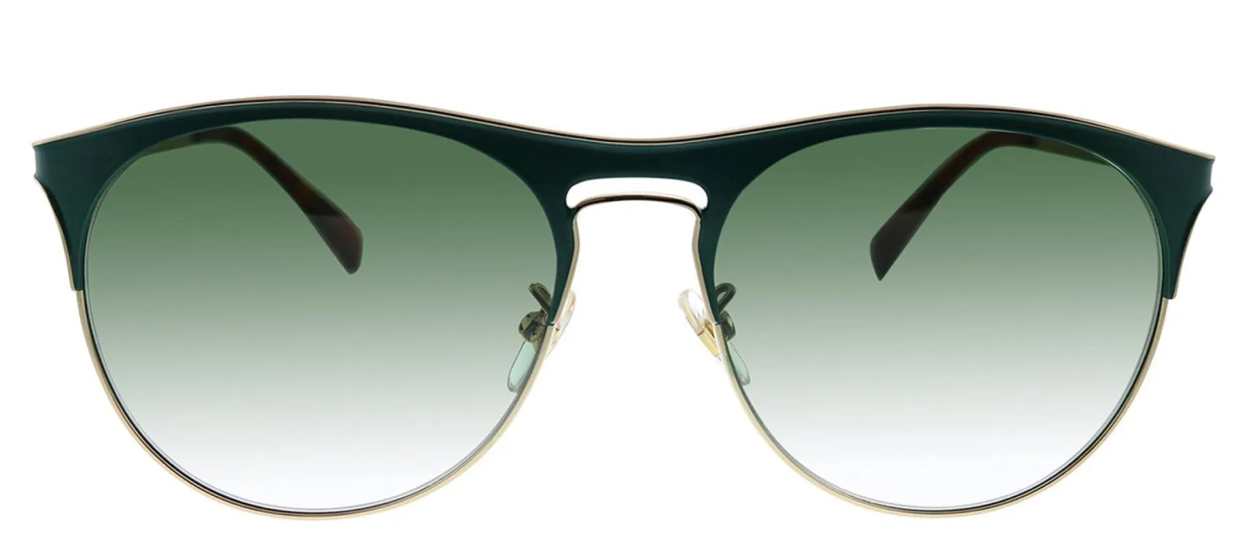 Givenchy GV 7139/G/S PEF Pilot Metal Green Sunglasses with Green Gradient Lens made by Gaffos