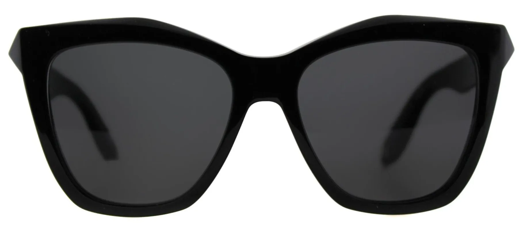 Givenchy GV 7008 QOL Cat-Eye Plastic Black Sunglasses with Grey Lens made by Gaffos