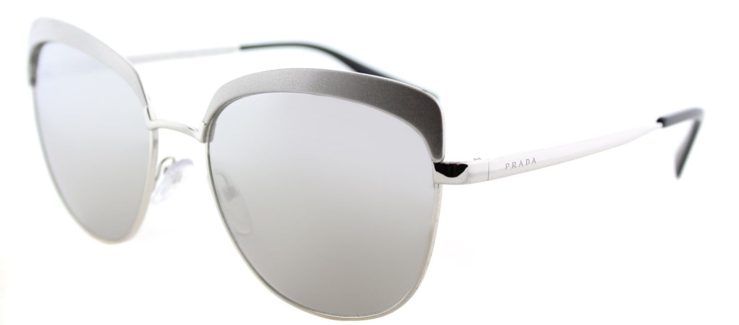 Prada PR 51TS VAR2B0 Square Metal Silver Sunglasses with Silver Mirror Lens sold by Gaffos product image thumbnail 2