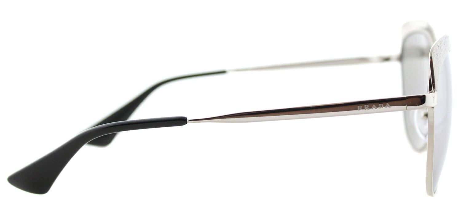 Prada PR 51TS VAR2B0 Square Metal Silver Sunglasses with Silver Mirror Lens sold by Gaffos product image thumbnail 3