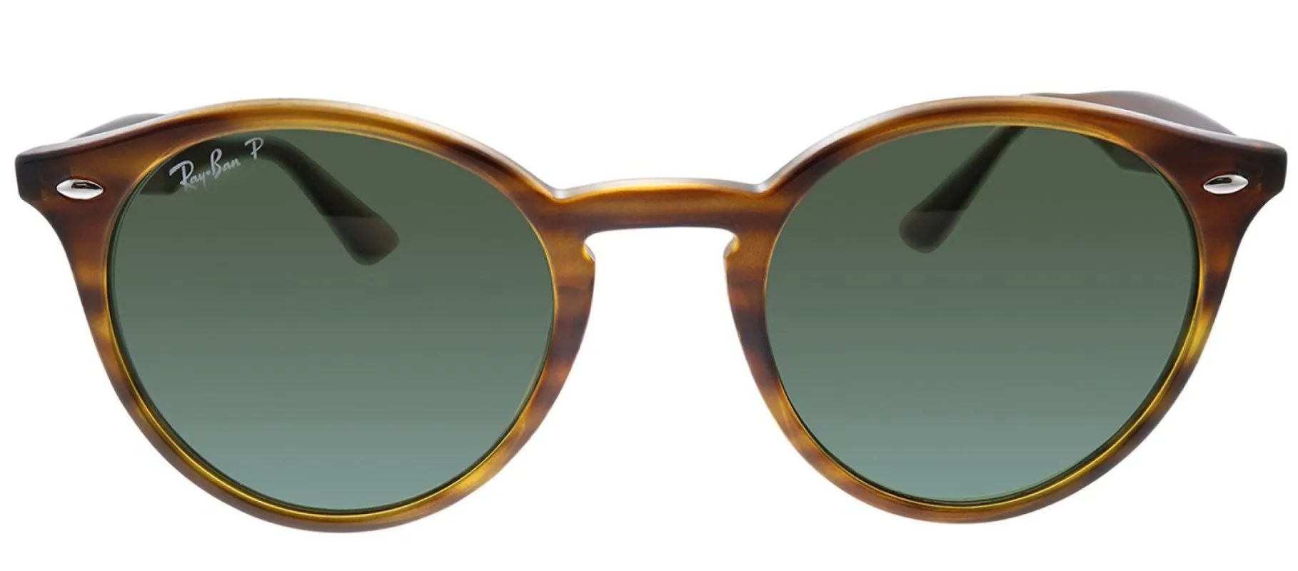 Ray-Ban RB 2180 820/73 Round Plastic Tortoise Sunglasses with Brown Lens sold by Gaffos