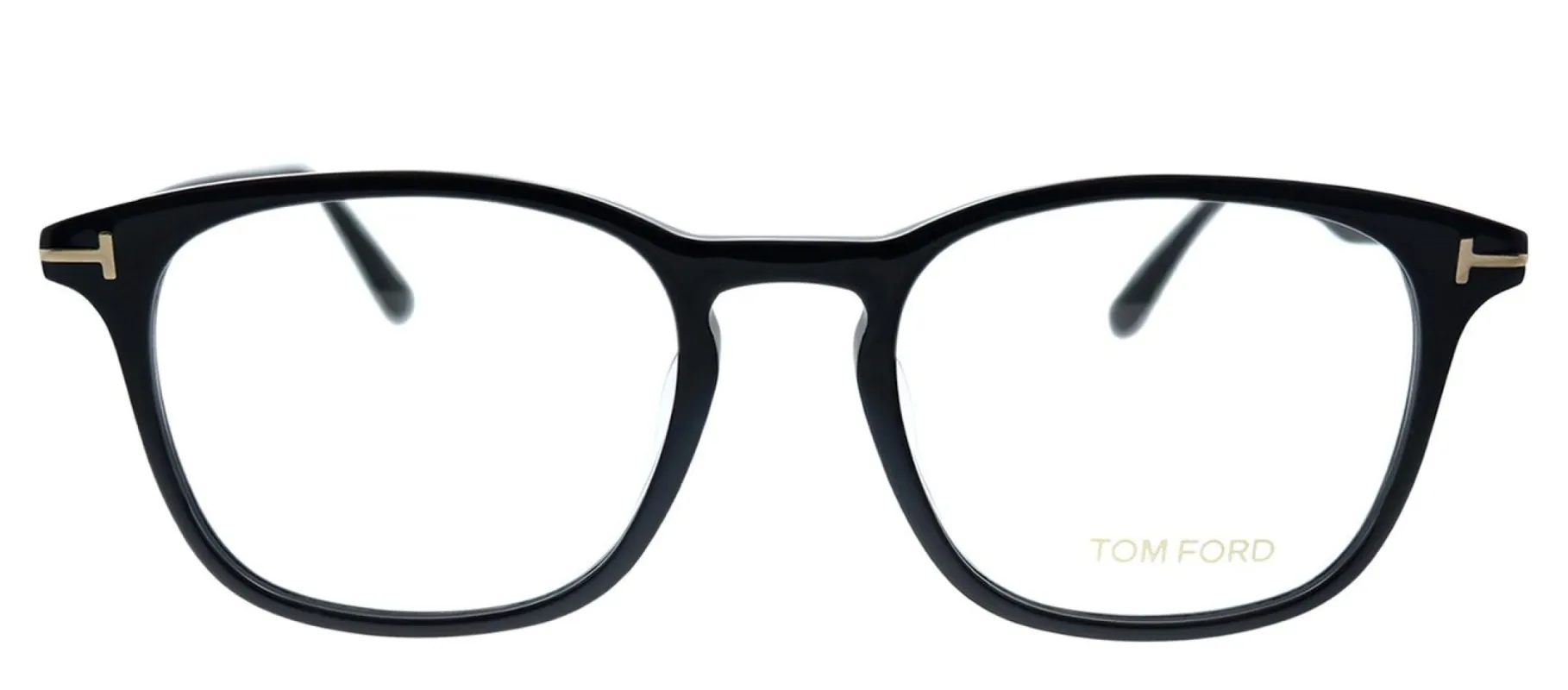 Tom Ford FT 5505-F 001 Square Plastic Black Eyeglasses with Demo Lens sold by Gaffos