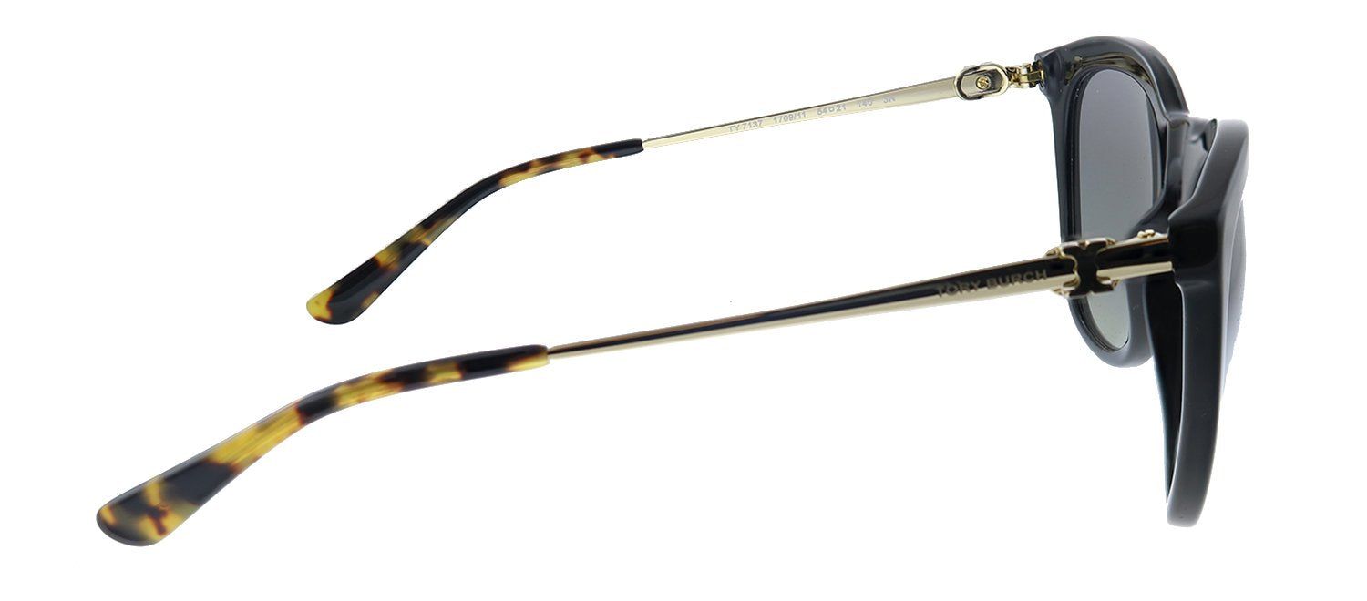 Tory Burch TY 7137 170911 Cat-Eye Plastic Black Sunglasses with Grey Gradient Lens sold by Gaffos product image thumbnail 3